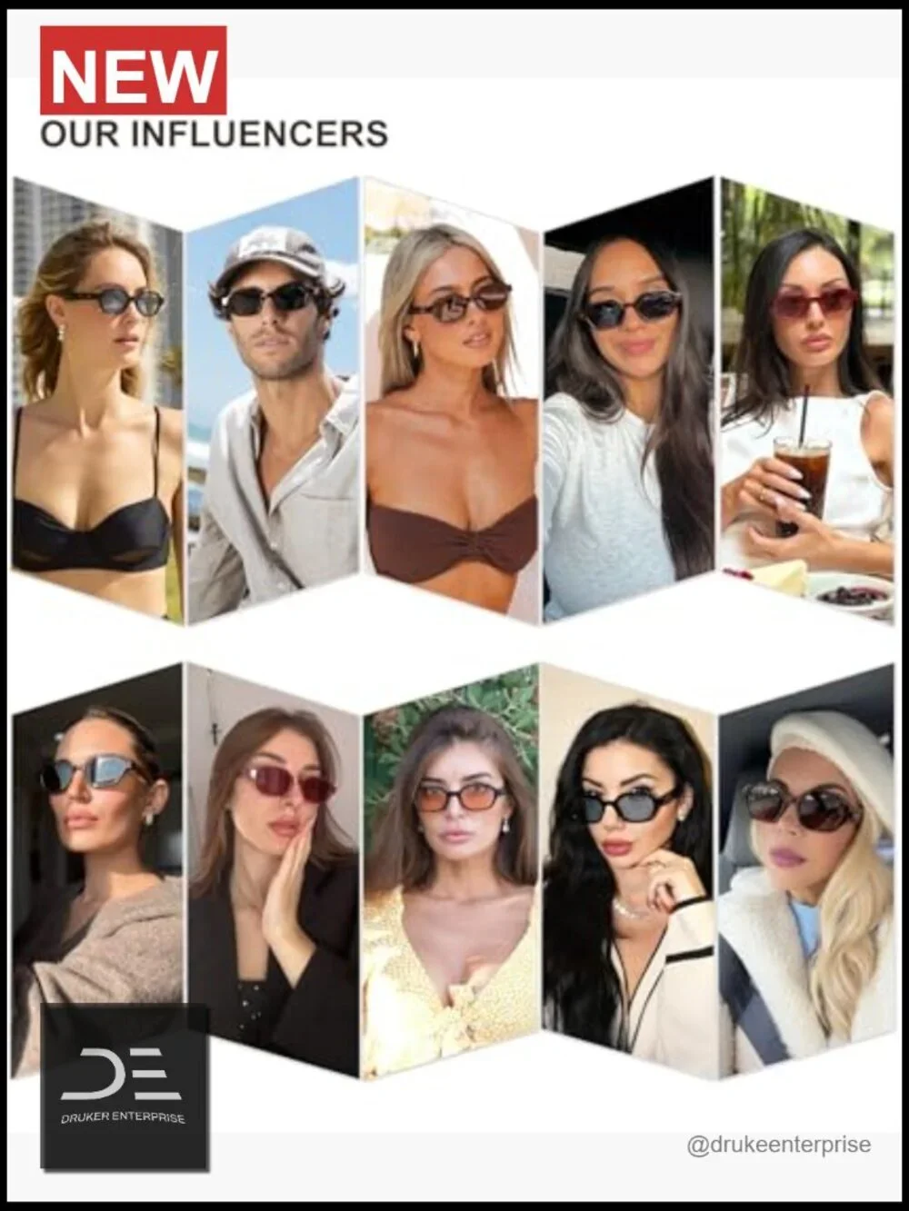 Retro Polarized Hexagon Sunglasses UV400 Unisex Trendy